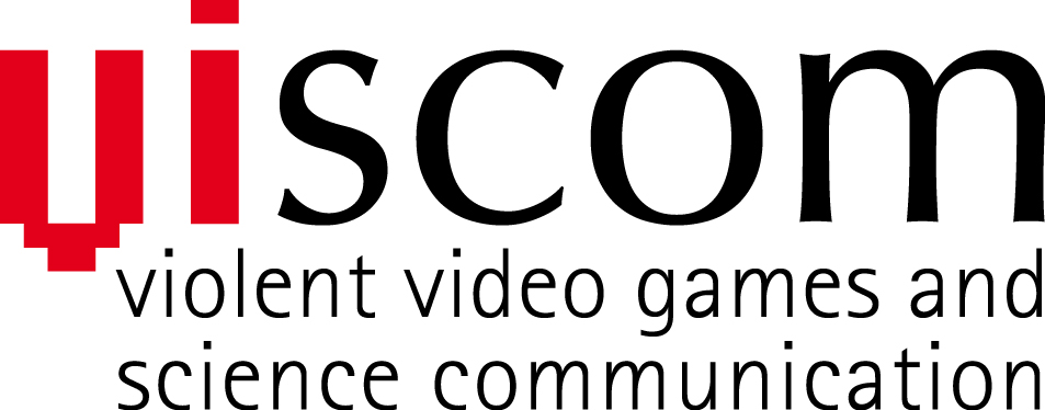 Logo des Projekts VISCOM – violent video games and science communication
